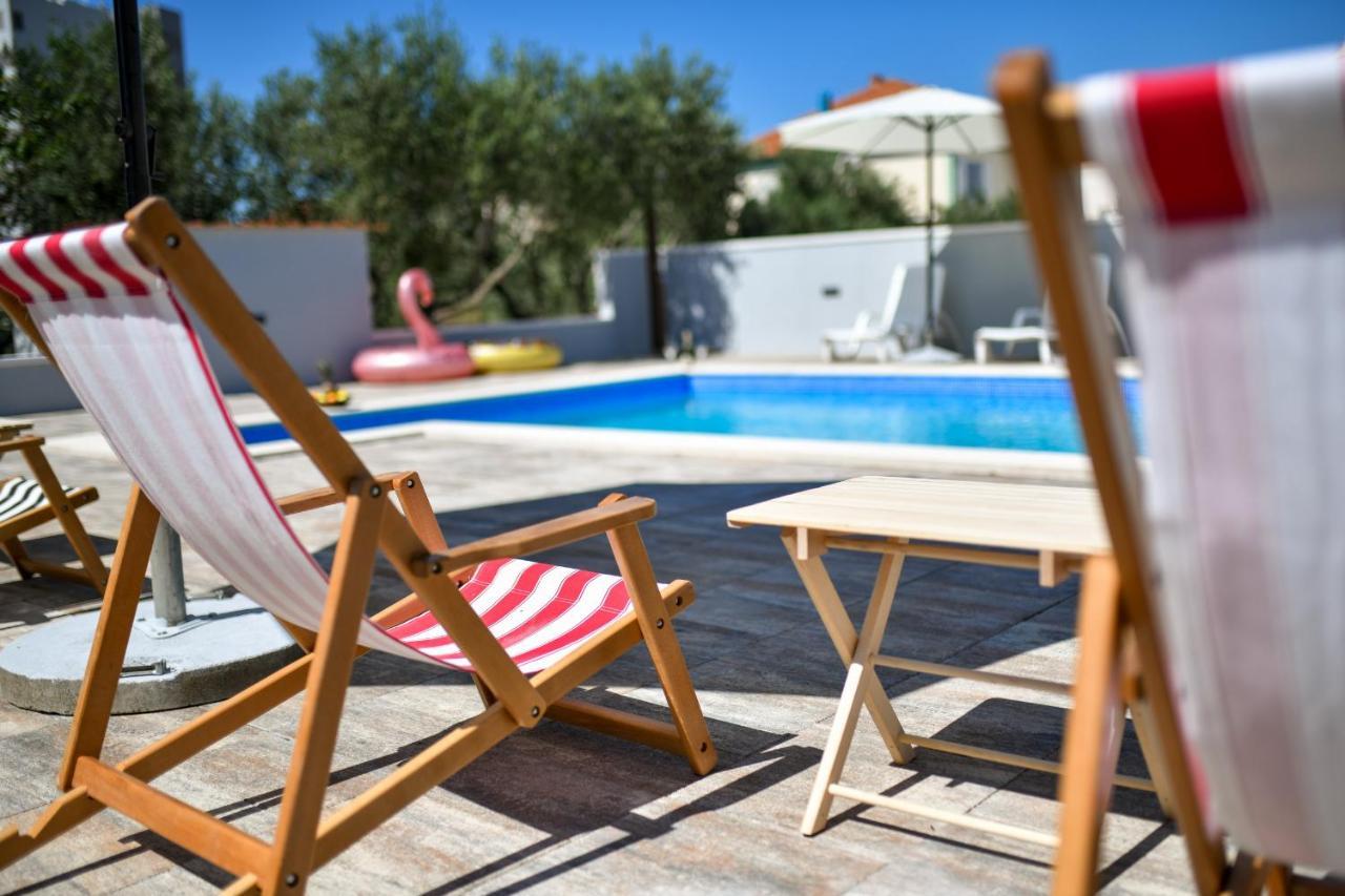 Pool House Luka Apartment Задар Екстериор снимка